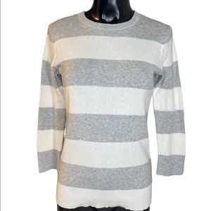 Banana Republic Cotton +Cashmere Striped Sweater. Size S